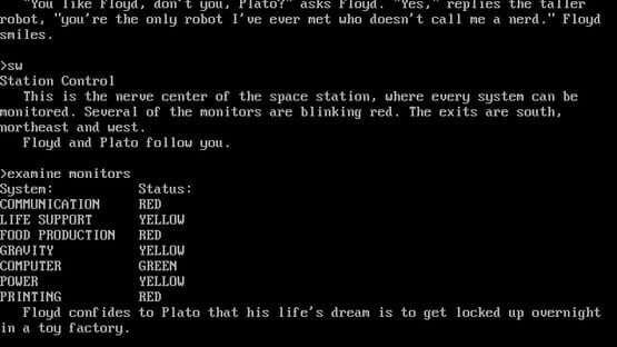 Screenshot Stationfall 1
