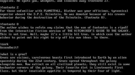 Screenshot Stationfall 2