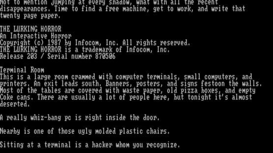 Screenshot The Lurking Horror 3