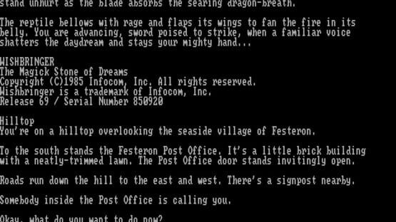 Screenshot Wishbringer 1