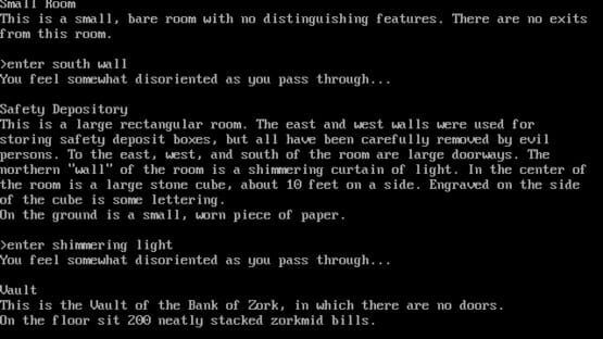 Screenshot Zork II: The Wizard of Frobozz 3
