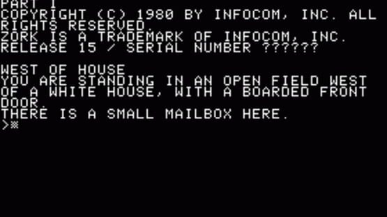 Screenshot Zork 1