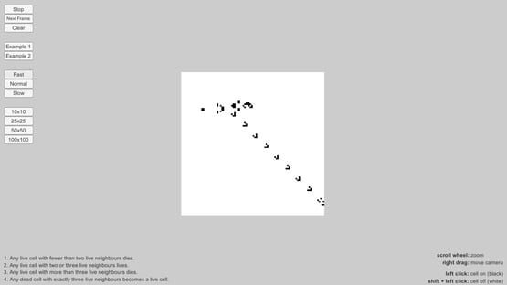 Screenshot Game of Life 1
