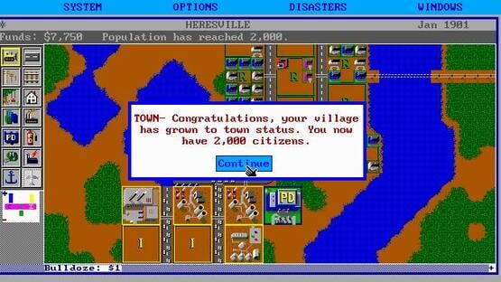 Screenshot SimCity 1