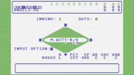Screenshot Computer Statis Pro Baseball 1