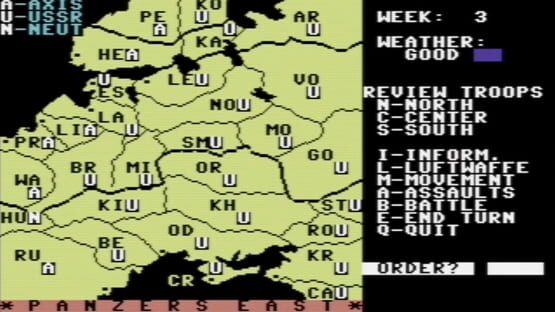 Screenshot Panzers East! 2