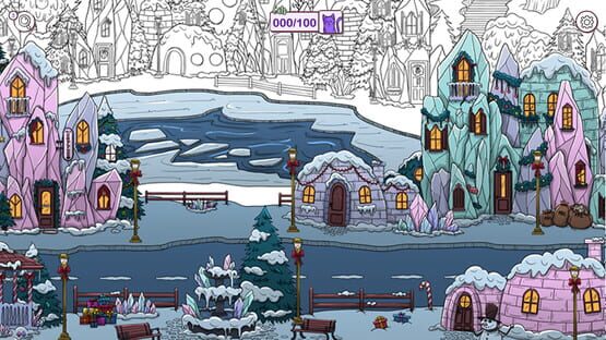 Screenshot Hidden Cats in Santa's Realm 1