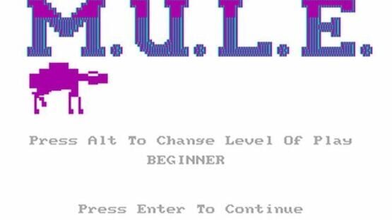 Screenshot M.U.L.E. 1