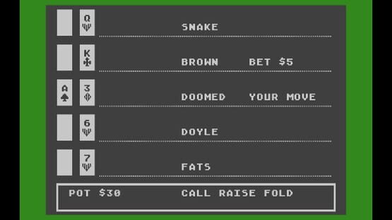 Screenshot Five Card Stud Poker 2