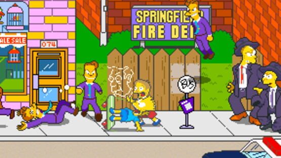 Screenshot The Simpsons Arcade Game 3