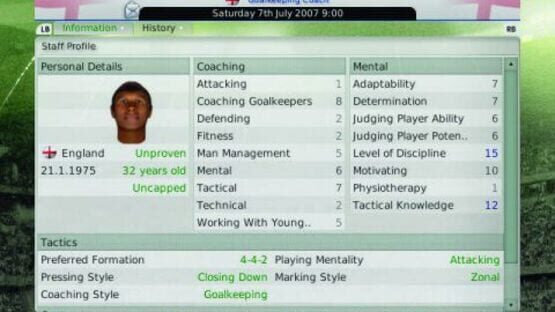 Screenshot Football Manager 2008 3