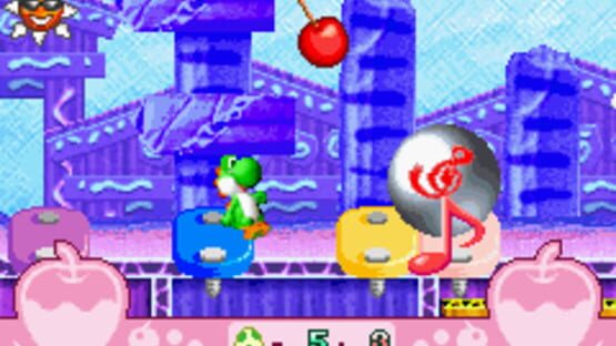 Screenshot Yoshi Topsy-Turvy 1