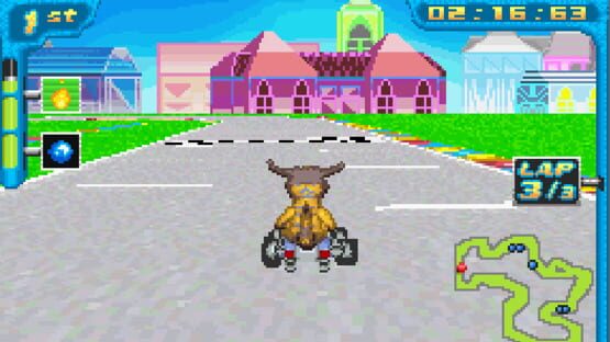 Screenshot Digimon Racing 1
