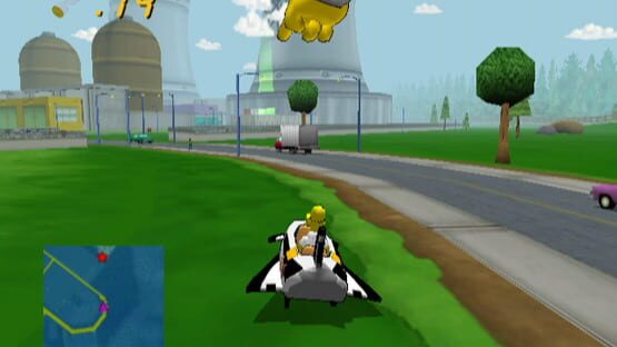 Screenshot The Simpsons: Road Rage 1