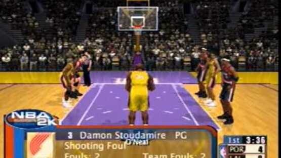 Screenshot NBA 2K1 1